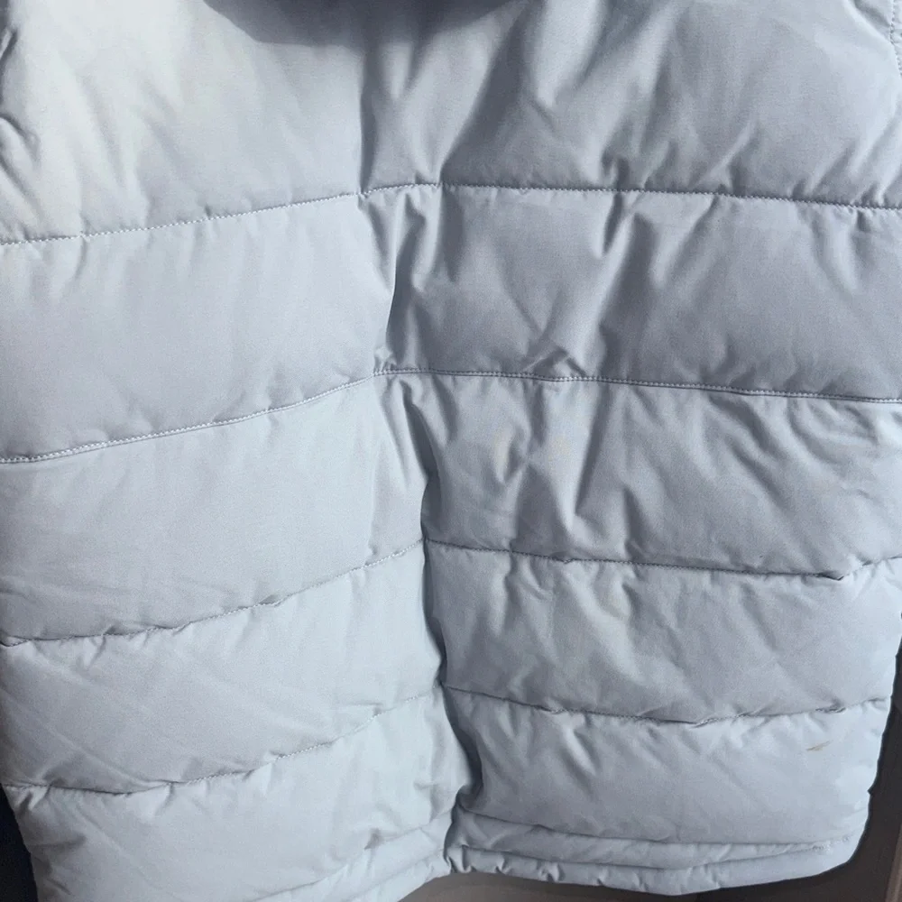 Carhartt Women's Montana Relaxed Fit Insulated Jacket Light Blue/Gray Puffer - Picture 11 of 11